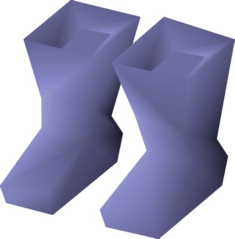 Osrs blue boots - Graceful boots (Agility Arena) Graceful boots that are recoloured dark blue by speaking to Pirate Jackie the Fruit for 250 agility arena tickets requiring the full set to be dyed. Graceful boots (Hallowed) Graceful boots recoloured by using dark dye bought from Mysterious Stranger for 300 hallowed marks. Graceful boots (Kourend) 